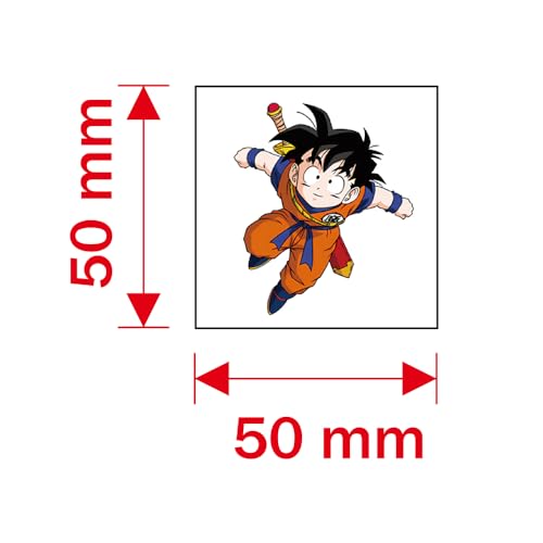 Dragon Ball Temporary Tattoos - 40 Sheets for Kids