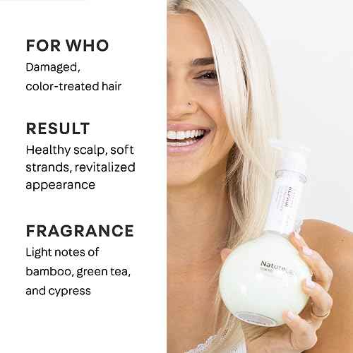 NatureLab.TOKYO Perfect Repair Conditioner - Lightweight Conditioner for Damaged, Color-Treated Hair - Penetrates Roots and Revitalizes & Restores Strands - Japanese Hair Care - Refill Pouch, 22.9oz