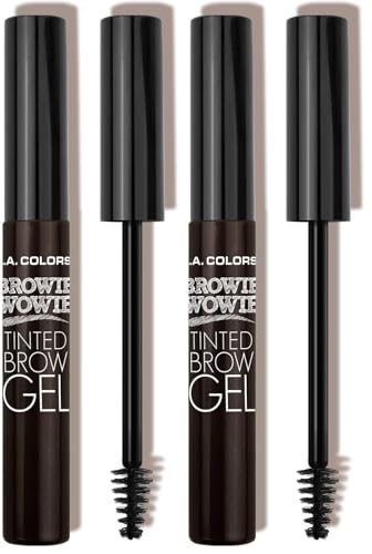 L.A. COLORS Browie Wowie Tinted Brow Gel Dark Brown - 2 Pack