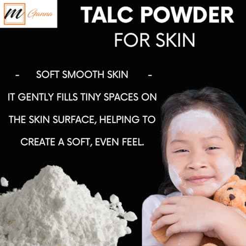 100% Natural Talc Powder for Facial Make-up, Cosmetic Formulations, and Other Industrial Application 1 LBS / 454 GMS