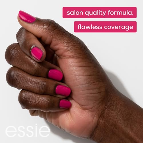 essie salon-quality nail polish, vegan, blue, cream, tu-lips touch, 0.46 fl oz