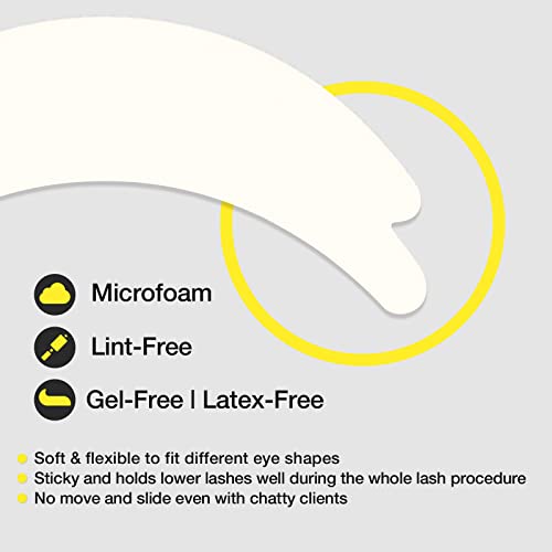Lash Extension Eye Pads 50 Pairs Microfoam Lint Free