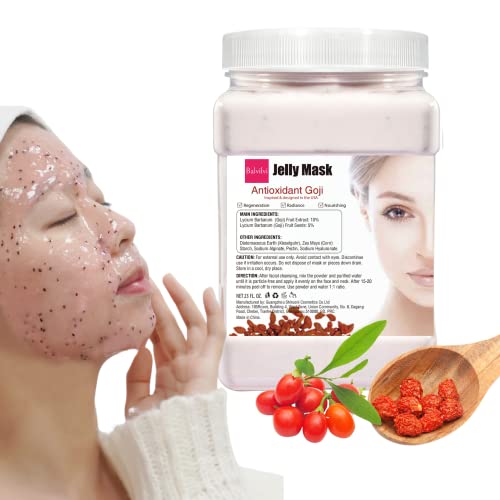 Balvilvi Jelly Masks for Facials Professional, Blue Glacier Facial Mask, Peel off Face Mask Skin Care for Soothes Inflammation, Reduces Redness & Blemishes - Skincare Essential