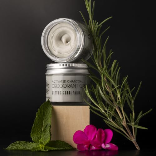 Activated Charcoal Natural Deodorant Cream - Aluminum Free