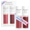 NOONI Korean Lip Oil Set - Moisturizing Gloss Stain for Dry Lips