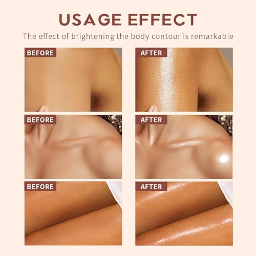 Body Highlighter Glotion Glow Luminizer - Waterproof Nude Pink
