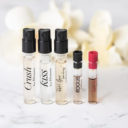 Rihanna Perfume Sampler Set - 5 Designer Fragrance Vials