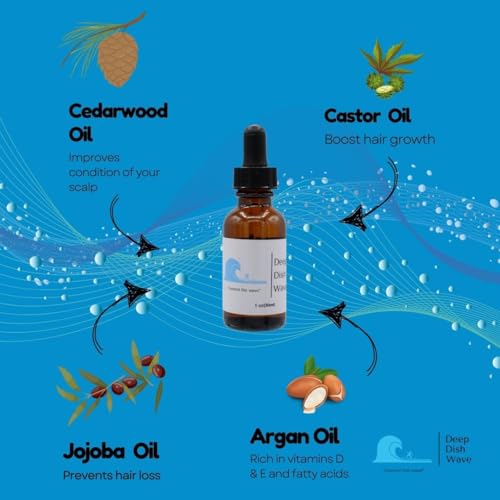 Deep Dish Wave Hair Oil - 100% Pure Natural 1oz