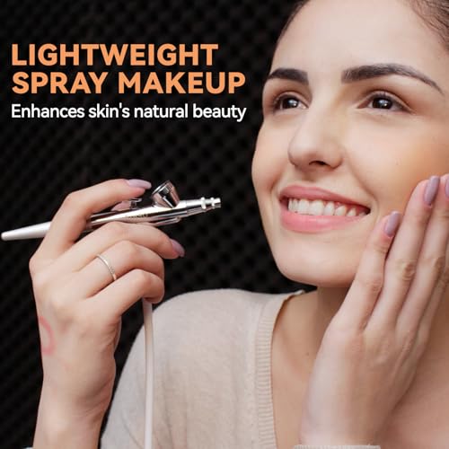 OPHIR Air Brush Foundation Set - 3 Deep Shades for Stage & Body Makeup