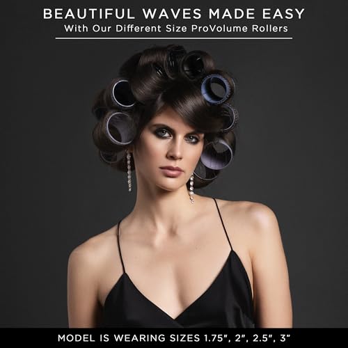 Fromm ProVolume 2" Ceramic Ionic Hair Rollers - Self-Grip Curlers (3 Pack)