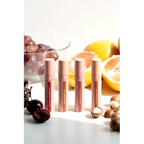 rom&nd Juicy Lasting Tint #23 Nucadamia - K-Beauty Nudy Red Brown Lip Stain for Pure Bare Juicy Glossy Finish | Hydrating, Long-Lasting & Fruit-Inspired Korean Lip Tint