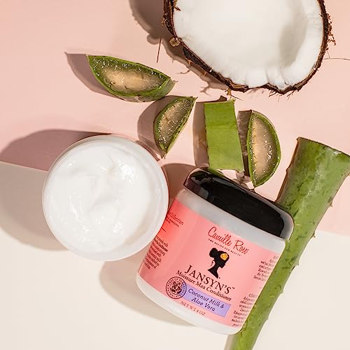 Camille Rose Conditioner, Jansyn¡¯s Moisture Max ? Detangler, Deep Conditioner for Dry, Damaged Hair, Frizz Control, 8 Oz