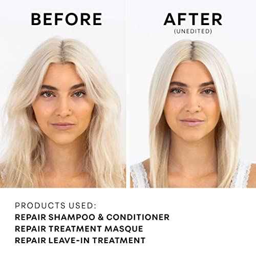 NatureLab.TOKYO Perfect Repair Conditioner - Lightweight Conditioner for Damaged, Color-Treated Hair - Penetrates Roots and Revitalizes & Restores Strands - Japanese Hair Care - Refill Pouch, 22.9oz