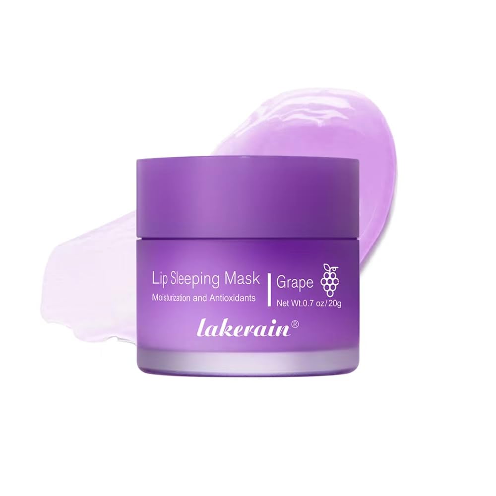 Lip Sleeping Mask,Night Lip Mask With Vitamin C, Antioxidants,Lip Mask Overnight,Improves Dryness,Nourishes and Hydrates,Brighten Lip Colour,Reduce Lip Lines 0.7 Oz.