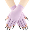 COOLJOB Anti-UV Gloves for Nail Lamp - UPF 50+ Fingerless Manicure Gloves