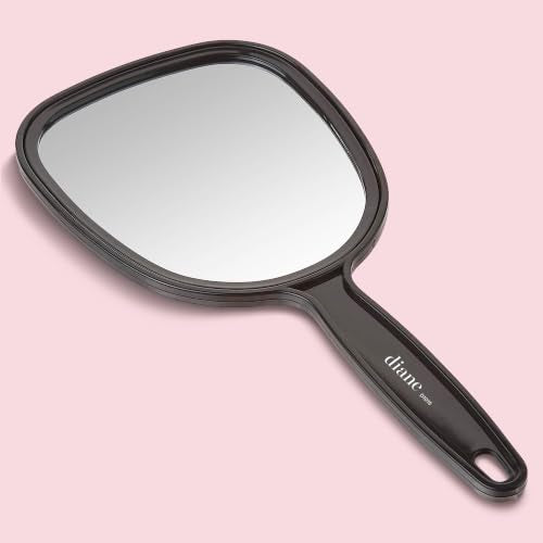 Diane Handheld Mirror 5" x 11" with Handle for Makeup & Grooming