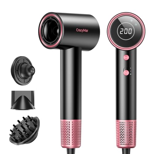 Ionic Hair Dryer with Diffuser & Concentrator – Fast Drying