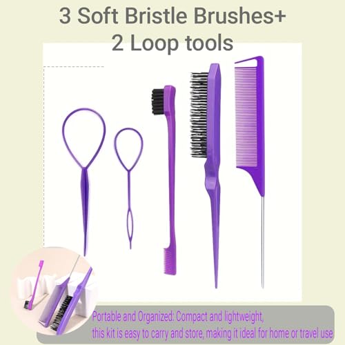 Nalexmi 15-Piece Crochet Hook Kit for Braids, Locs & Twist Extensions
