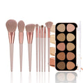 10 Color Concealer Palette with 8 Makeup Brushes