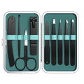 Yougai 9-Piece Tweezers and Nail Clippers Kit with Travel Case