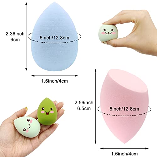 12-Piece Makeup Sponge Set, Latex-Free Blender Applicators