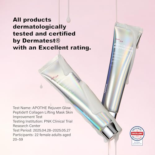 APOTHE RejuveGlow PDRN Collagen Wrapping Mask | Peptide + Ectoin Firming Sheet Mask for Deep Hydration, Wrinkle Care & Pore Tightening | Cooling Soothing Lifting Facial Treatment