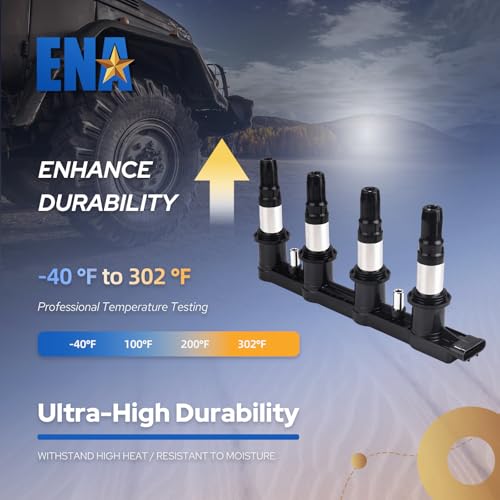 ENA Ignition Coil Pack for Chevy Sonic, Cruze, Aveo L4 1.6L/1.8L