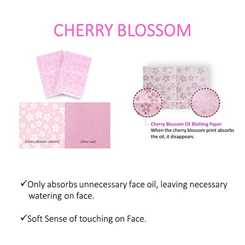 Oil Blotting Paper 100 Sheets Korean with Mirror Case