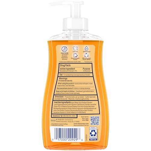 Dial Antibacterial Liquid Hand Soap with Aloe, Gold Scent, 11 oz (Pack of 4)