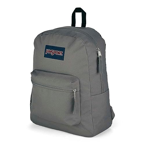 JanSport Unisex Cross Town Graphite Grey Polyester Backpack