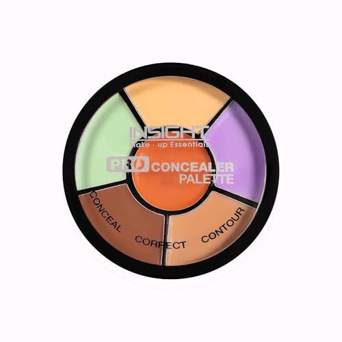 Insight Pro Concealer Palette - 6 Shades, Waterproof & Crease-Resistant