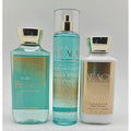 Bath & Body Works - At the Beach - 3 pc Trio Bundle - Shower Gel, Fine Fragrance Mist and 24-Hour Moisture Body Lotion -2020, Full Size