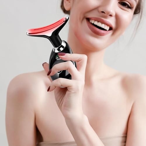Doset Facial Massager with Red Light Therapy & 7 Colors