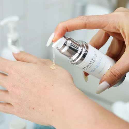 PERFECT SKIN BY CHRISTIE KIDD, PA-C | Renewal Serum?Evening Only Exfoliating Serum w/Glycolic, Lactic Acid, Retinoid & Niacinamide ? Brightens, Smooths, Reduces Fine Lines?Anti-Aging Skincare 1oz/30ml