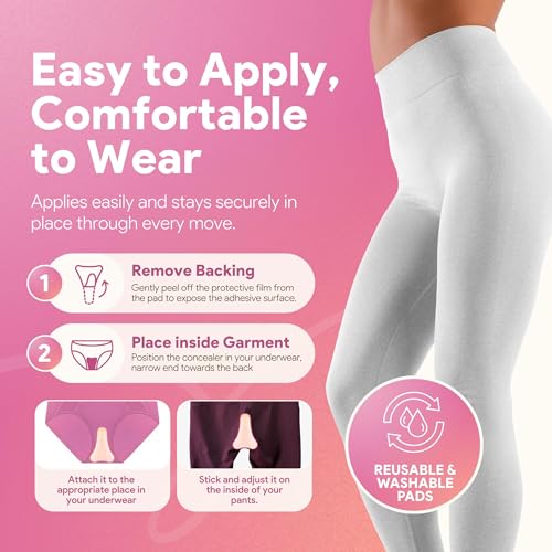 LUMORIA Seamless Concealer Cover 3 Pack - Skin-Safe Silicone, Invisible Makeup