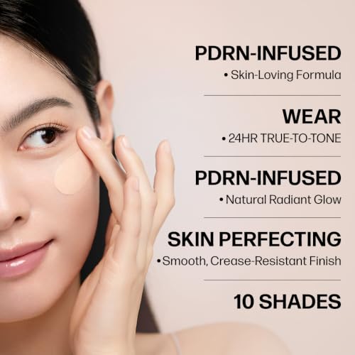DEARDAHLIA PDRN BB Cream Warm Beige - Dewy Glass Skin Finish, Medium Coverage