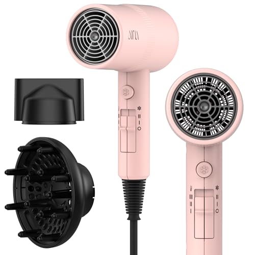 AINA Diffuser Hair Dryer 1600W Ionic Blow Dryer