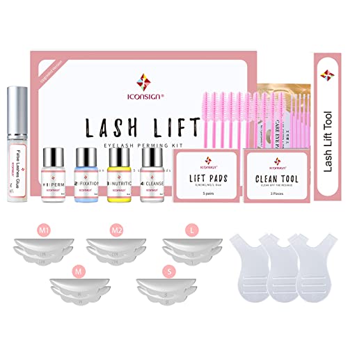 Professional Lash Lift Kit - ICONSIGN 2026 Semi-Permanent Eyelash Curling