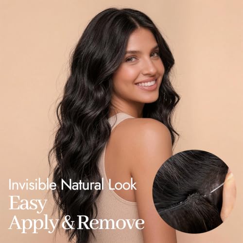 KooKaStyle Invisible Wire Hair Extensions 20 Inch 120g Dark Brown