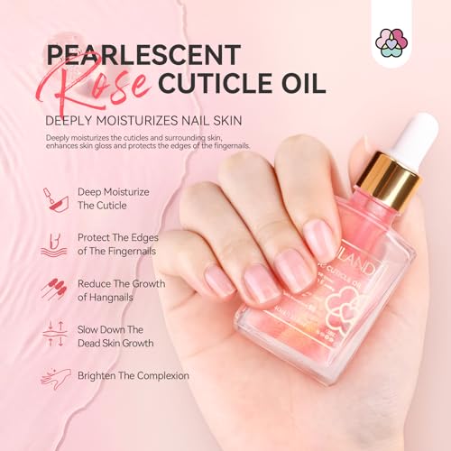 SAVILAND Rose Cuticle Oil with Vitamin E & Jojoba - 40ml Repairing Nail Oil
