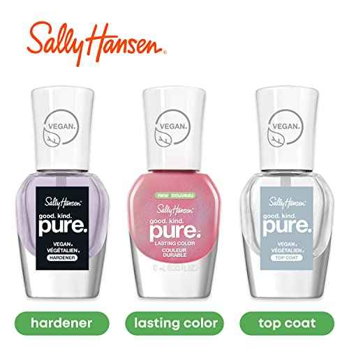 Sally Hansen Good. Kind. Pure. Nail Polish | Plant-Based, Vegan, 16-Free Formula | Opaque, Shiny | 327 You're My Soil-Mate | Dark Brown Nail Color