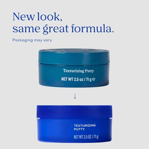 Men's Hair Texturizing Putty - Medium Hold & Natural Matte Finish - 2.5 oz