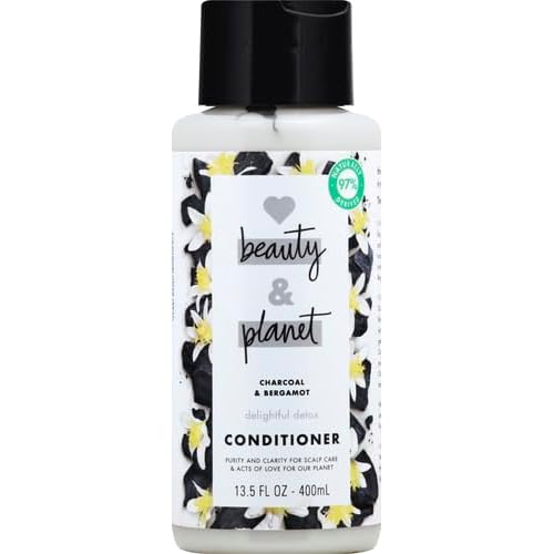 Love Beauty And Planet Cleansing Conditioner Delightful Detox for Cleansed Hair Charcoal & Bergamot Vegan, Paraben-free, Silicone-free, Cruelty-free Clarifying Conditioner 13.5 oz