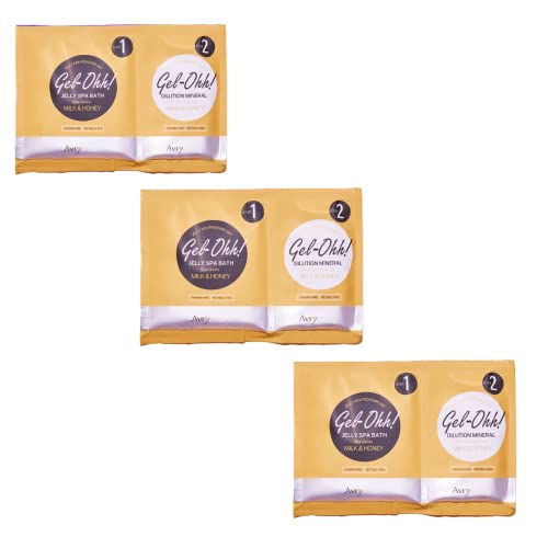 AVRYBEAUTY Gel-Ohh Milk & Honey Jelly Spa Pedicure Foot Soak - 3 Pack
