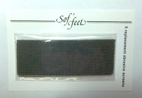 Callus Reducer Replacement Screens - 100 Grit, 5 Pack