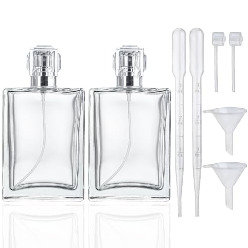 YU FENG Style 2 Refillable 100ml Perfume Spray Bottles - 2 Pack