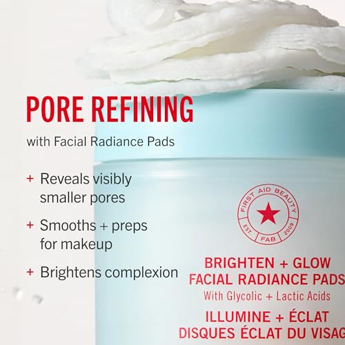 First Aid Beauty Exfoliating Facial Treatment Pads for Sensitive Skin