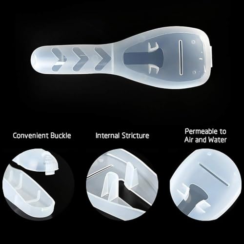 1Pc Clear Portable Travel Men Manual Razor Protector Plastic Box Cover Container Storage Shaver Holder Protector Case Organizer Manual Razor Travel Case Men's Electric Shaver Accessories
