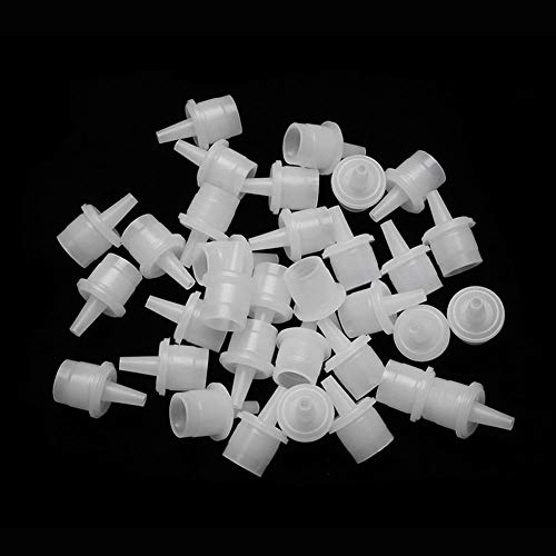 50Pcs Eyelash Glue Bottle Replacement Nozzle Caps