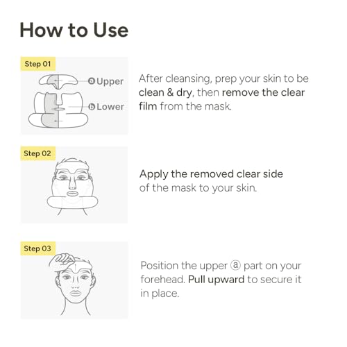 Collagen Retinol V-Line Lift Mask - Full Face & Neck, 4 Count
